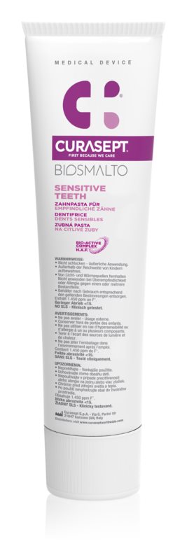 Curasept Biosmalto Sensitive Teeth toothpaste 75 ml
