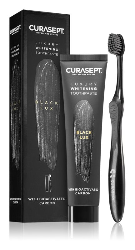 Curasept Black Lux Set teeth whitening kit