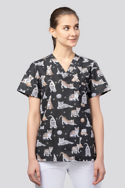 Unisex Halena Uniformix Club. CM126P Cats XXS