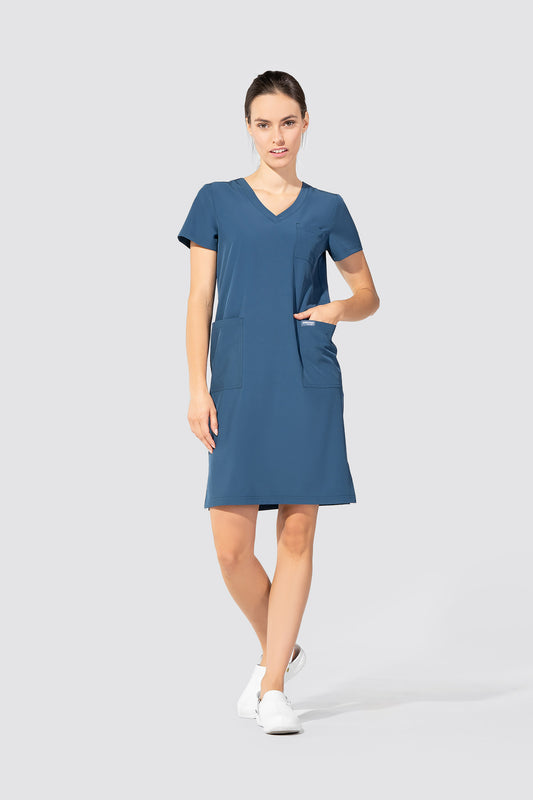 Medical uniform Uniformix Comfort, steel dark blue. CT1015