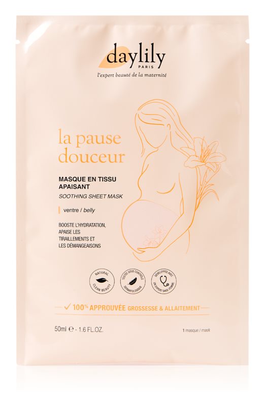Daylily Mask In Soothing Fabric sheet mask for pregnant women 50 ml