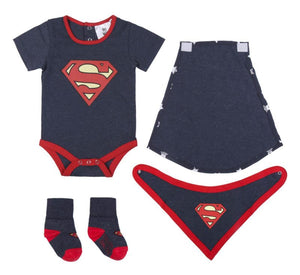 DC Comics Superman gift set for babies 6-12 months