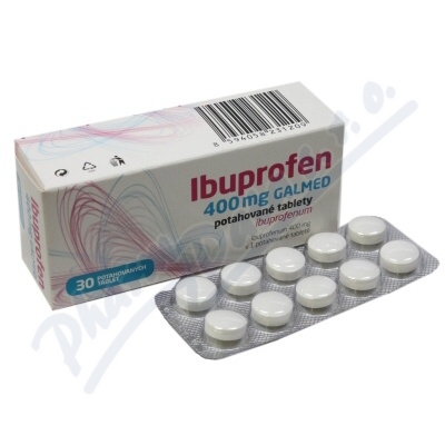 Ibuprofen Galmed 400mg, 30 tablets