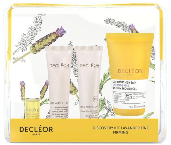 Decleor Paris discovery kit lavender fine firming Cosmetics Kit 5 pcs Gift Pack