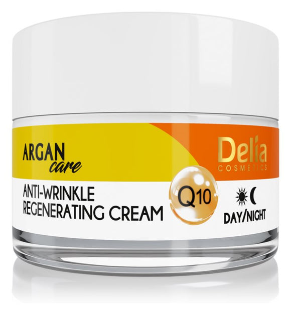 Delia Cosmetics Argan Care regenerative anti-wrinkle cream with coenzyme Q10 50 ml