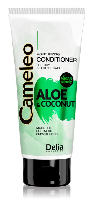 Delia Cosmetics Cameleo Aloe & Coconut moisturizing conditioner for dry and brittle hair 200 ml