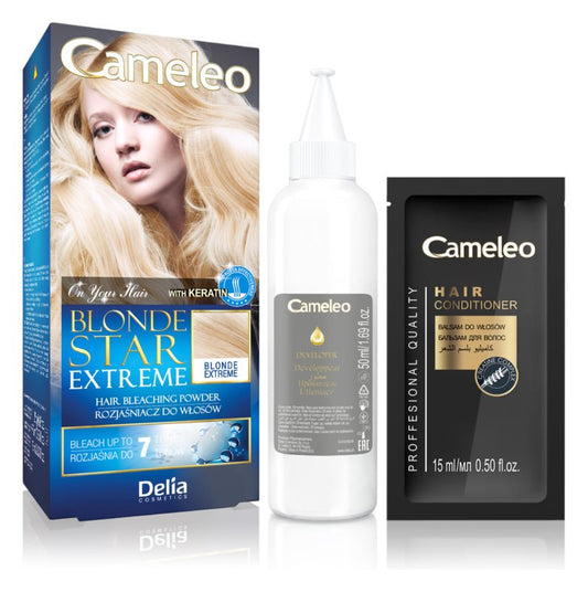 Delia Cosmetics Cameleo Blonde Star Extreme lightening powder with keratin 25 g