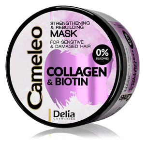 Delia Cosmetics Cameleo Collagen & Biotin strengthening hair mask 200 ml