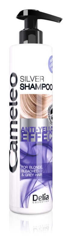 Delia Cosmetics Cameleo Silver shampoo neutralizing yellow tones 250 ml