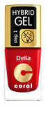 Delia Cosmetics Coral Nail Enamel Hybrid Gel 11 ml