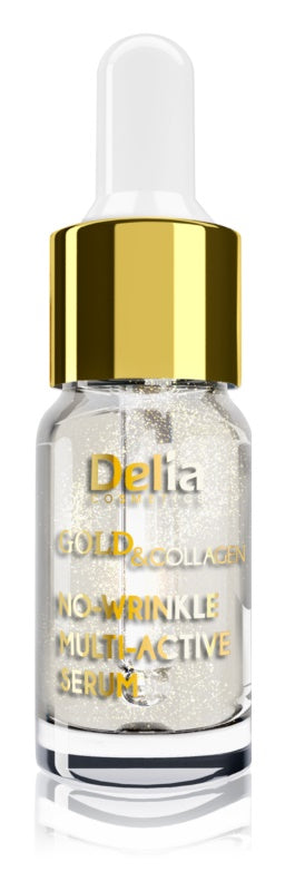 Delia Cosmetics Gold & Collagen Rich Care anti-wrinkle brightening serum 10 ml