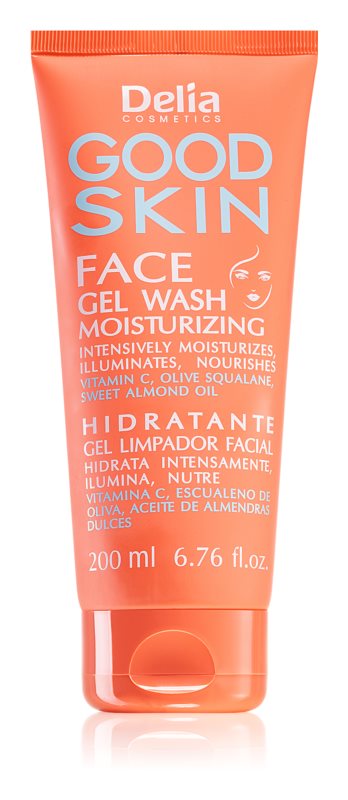 Delia Cosmetics Good Skin moisturizing face wash gel 200 ml