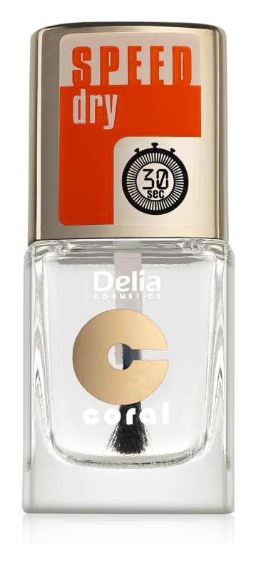 Delia Cosmetics Speed Dry top coat nail polish 11 ml