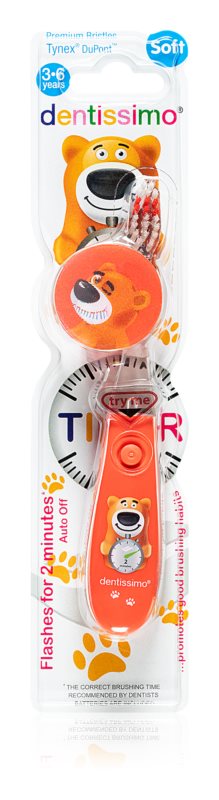 Dentissimo Kids toothbrush with flashing timer