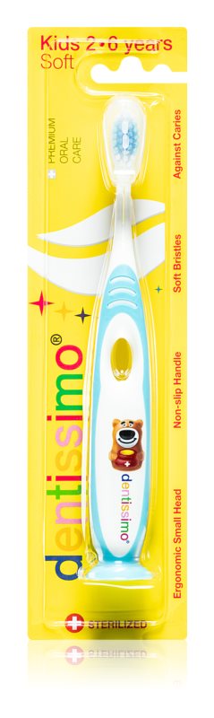 Dentissimo Kids toothbrush with soft suction cup