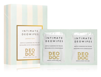 DeoDoc Intimate DeoWipes Jasmine Pear 10 pcs