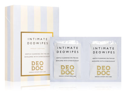 DeoDoc Intimate DeoWipes Violet Cotton 10 pcs