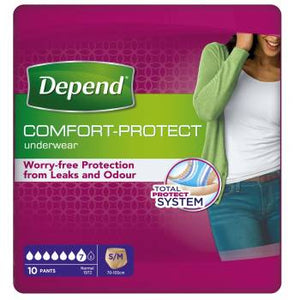 Depend Normal for Women S / M Absorbent Stretch Pants 10 pcs - mydrxm.com