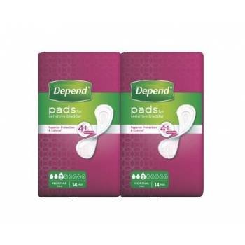 Depend Normal duopack incontinence pads 2x14 pcs - mydrxm.com