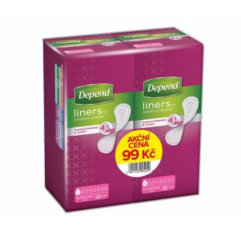 Depend Ultra Mini Duopack Incontinence Pads 2x22 pcs - mydrxm.com