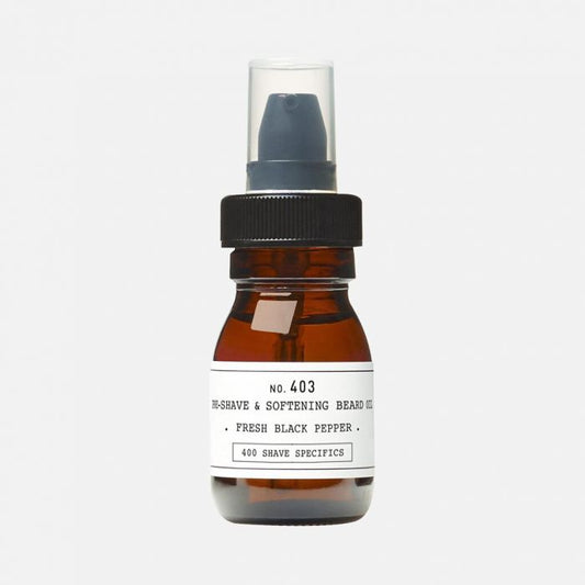 Depot - NO. 403 Pre-Shave & Softening Beard Oil Black pepper 30ml