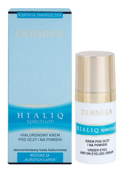 Dermika Hialiq Spectrum anti-wrinkle eye cream with hyaluronic acid 15 ml