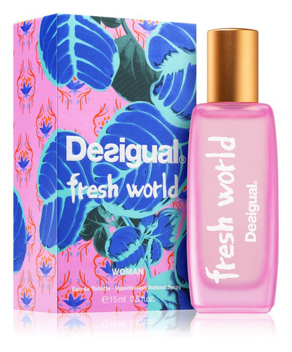 Desigual Fresh World eau de toilette for women 15 ml