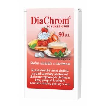 Diachrome with sucralose low calorie sweetener 80 tablets - mydrxm.com