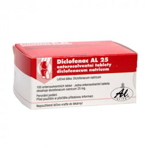 Diclofenac AL 25 100 tablets - mydrxm.com