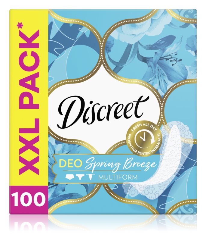 Discreet Multiform Spring Breeze panty liners 100 pcs