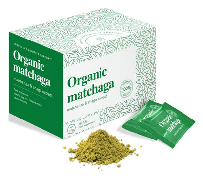 DoktorBio Organic matchaga Matcha tea & Chaga extract 28 bags