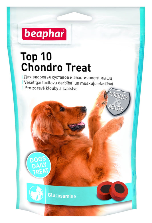 Dietary supplement with glucosamine Beaphar Top 10 Chondro Treat 150 g