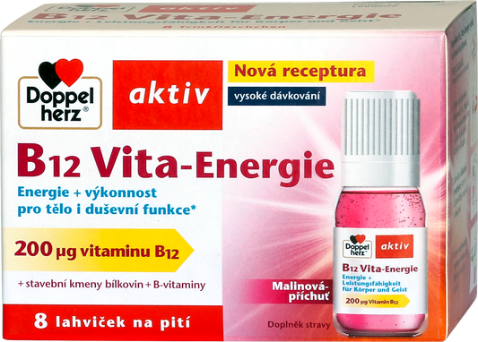 Doppel Herz Vitamin B12 Vita-Energy, 8 bottles