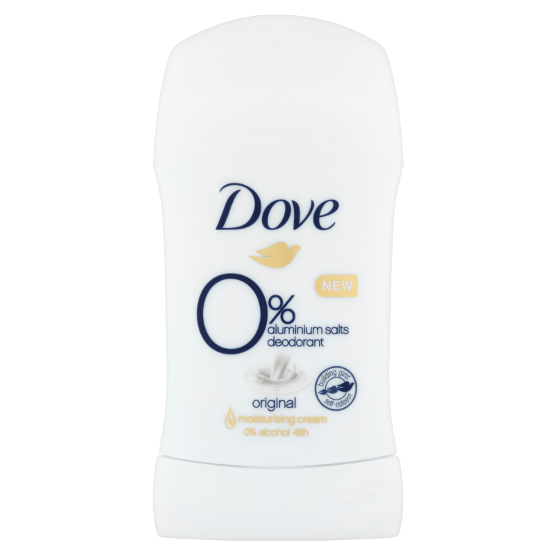 Dove Women antiperspirant stick Original, 0% Aluminum, 40 ml