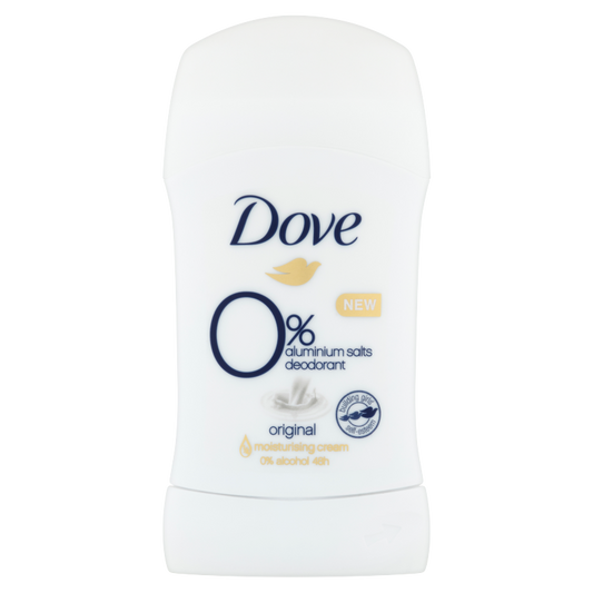 Dove Women antiperspirant stick Original, 0% Aluminum, 40 ml