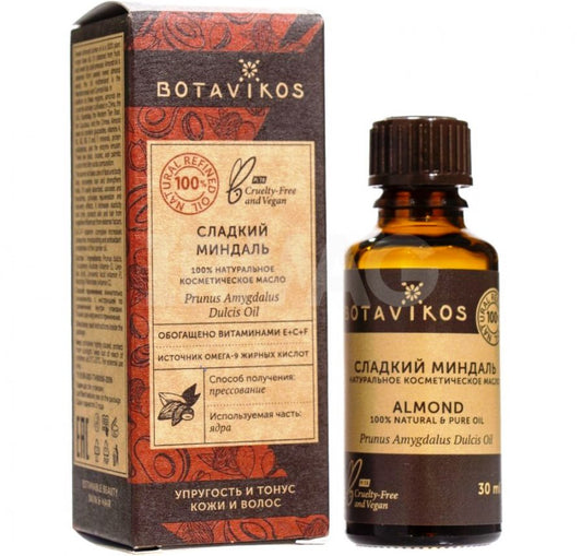 Botavikos sweet almond cosmetic oil 30 ml