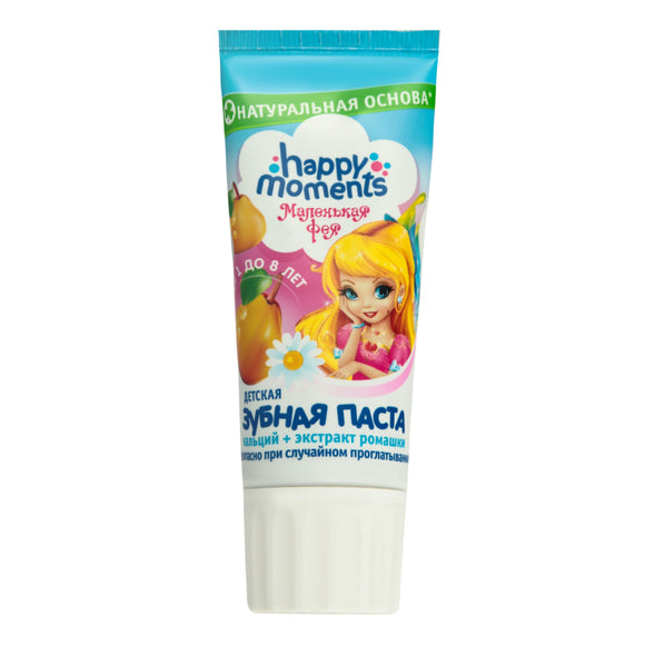 Happy Moments kids toothpaste pear flavor 1-8 years 60 ml