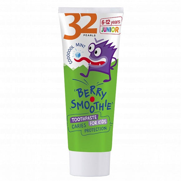 Modum 32 Pearls toothpaste Junior Cool Mint 75 ml 6-12 years