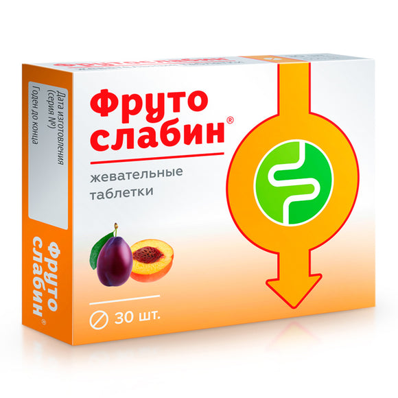 Frutoslabin 30 chewing tablets