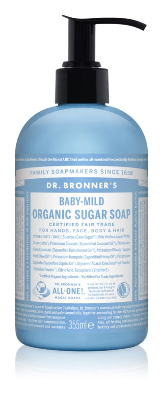 Dr. Bronner’s Baby-Mild Organic Sugar Soap 355 ml
