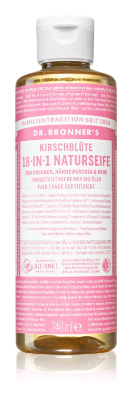 Dr. Bronner’s Cherry Blossom 18-in-1 Liquid Soap