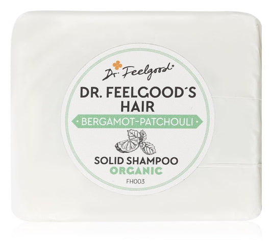 Dr. Feelgood Bergamot-Patchouli organic solid shampoo 100 g