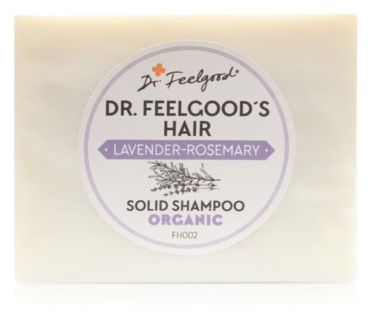 Dr. Feelgood Lavender & Rosemary organic solid shampoo 100 g