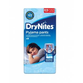 Huggies DryNites Boy 8-15 years 27-57 kg absorbent panties 9 pcs - mydrxm.com