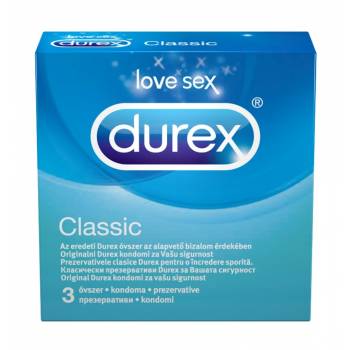Durex Classic condoms 3 pcs - mydrxm.com
