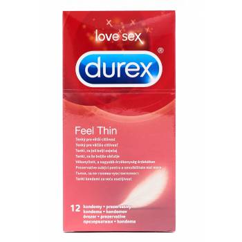 Durex Feel Thin Condoms 12 pcs - mydrxm.com