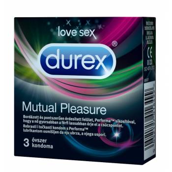 Durex Mutual Pleasure Condoms 3 pcs - mydrxm.com