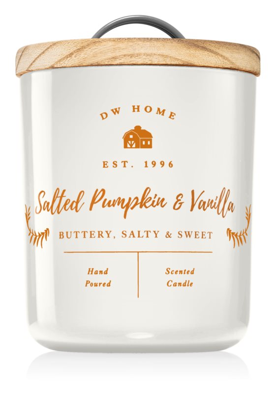 DW Home Farmhouse Salted Pumpkin & Vanilla scented candle 241 g