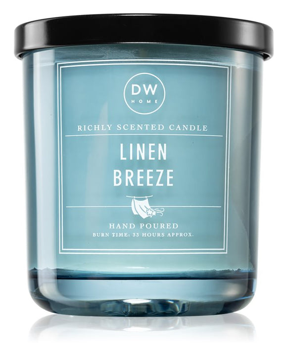 DW Home Signature Linen Breeze scented candle