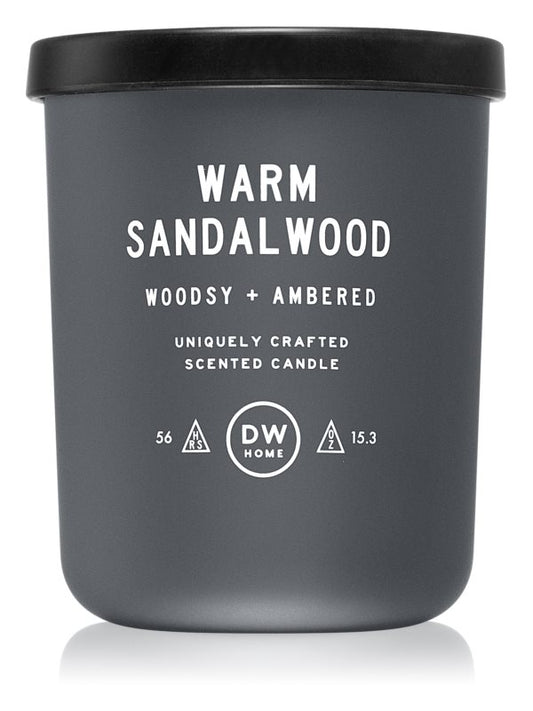 DW Home Warm Sandalwood Woodsy + Ambered scented candle 434 g